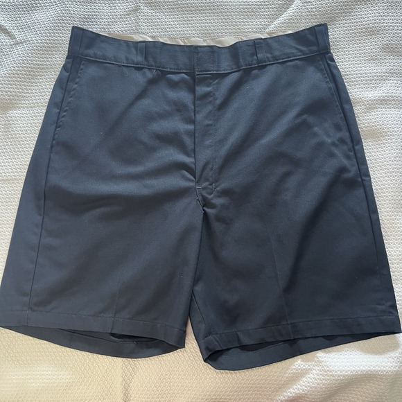 Dickies Other - Dickies Work Shorts Mens Size 38 Flat Front Chino Casual Pockets Navy Blue